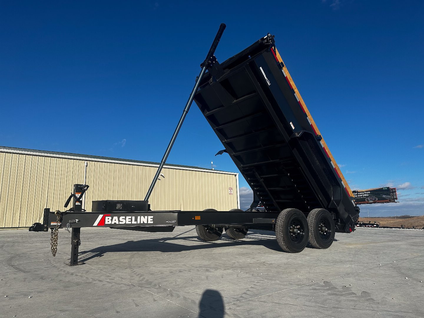 New 2025 Baseline 82x14 HDU-207 Telescopic Dump Trailer