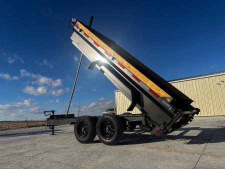 New 2025 Baseline 82x14 HDU-207 Telescopic Dump Trailer