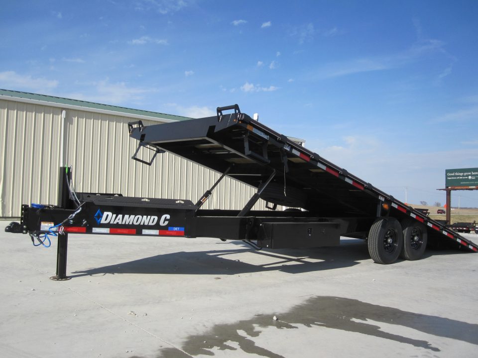 New 2026 Diamond C Trailers DET-207 102x24 Deck-Over Tilt Trailer