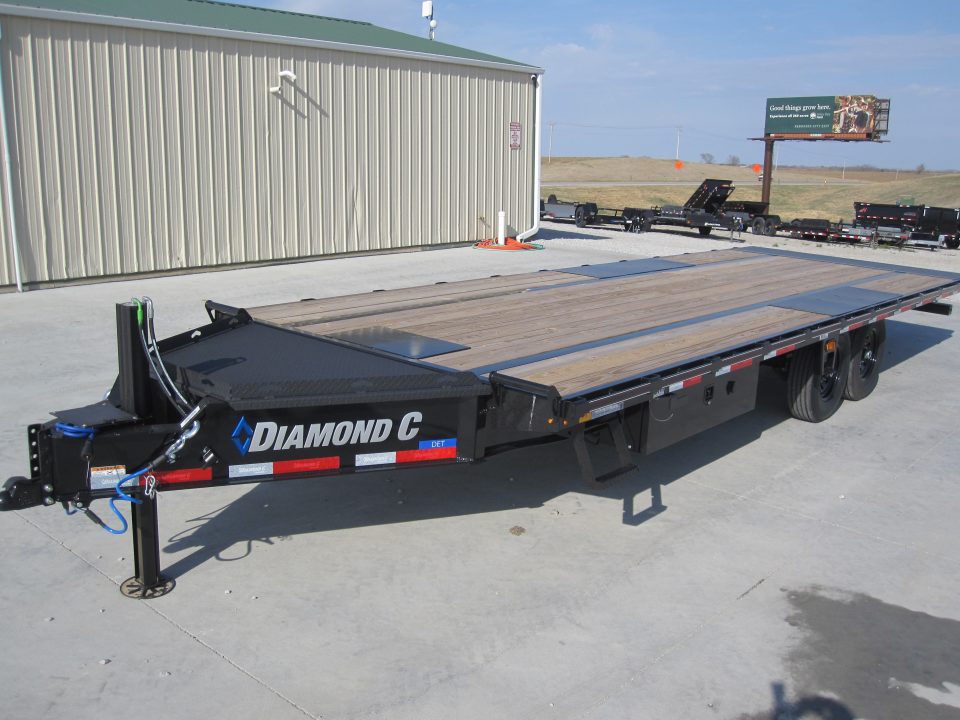 New 2026 Diamond C Trailers DET-207 102x24 Deck-Over Tilt Trailer