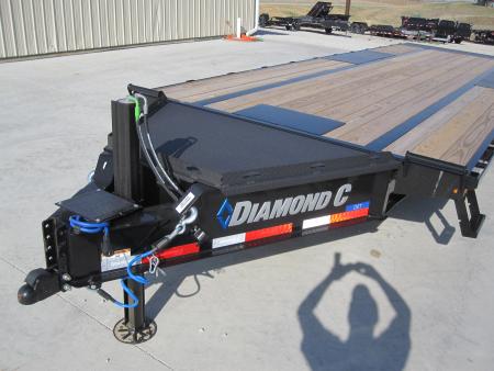 New 2026 Diamond C Trailers DET-207 102x24 Deck-Over Tilt Trailer