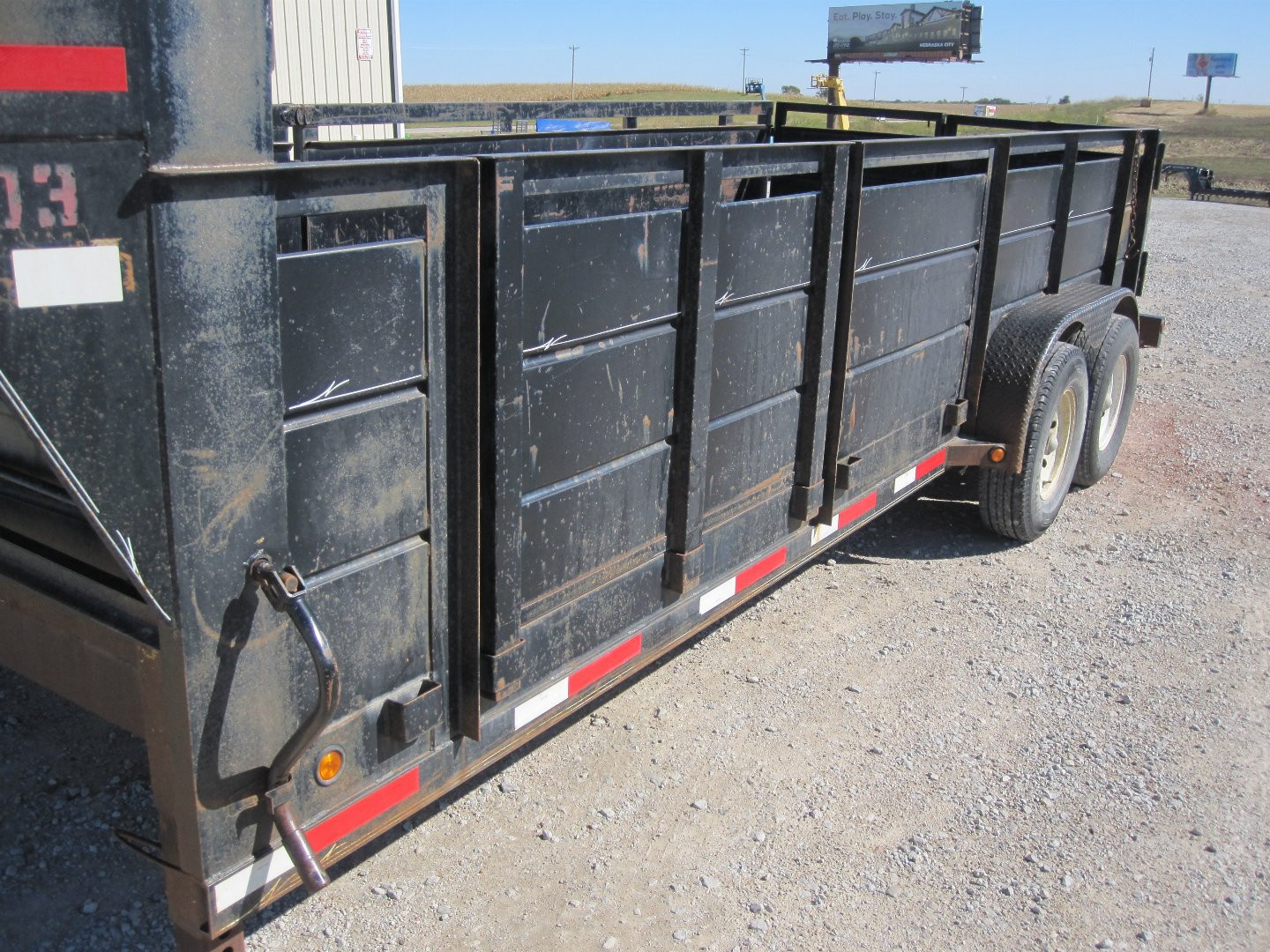 Used 2004 H&H Trailers 83x20 Gooseneck Equipment Trailer