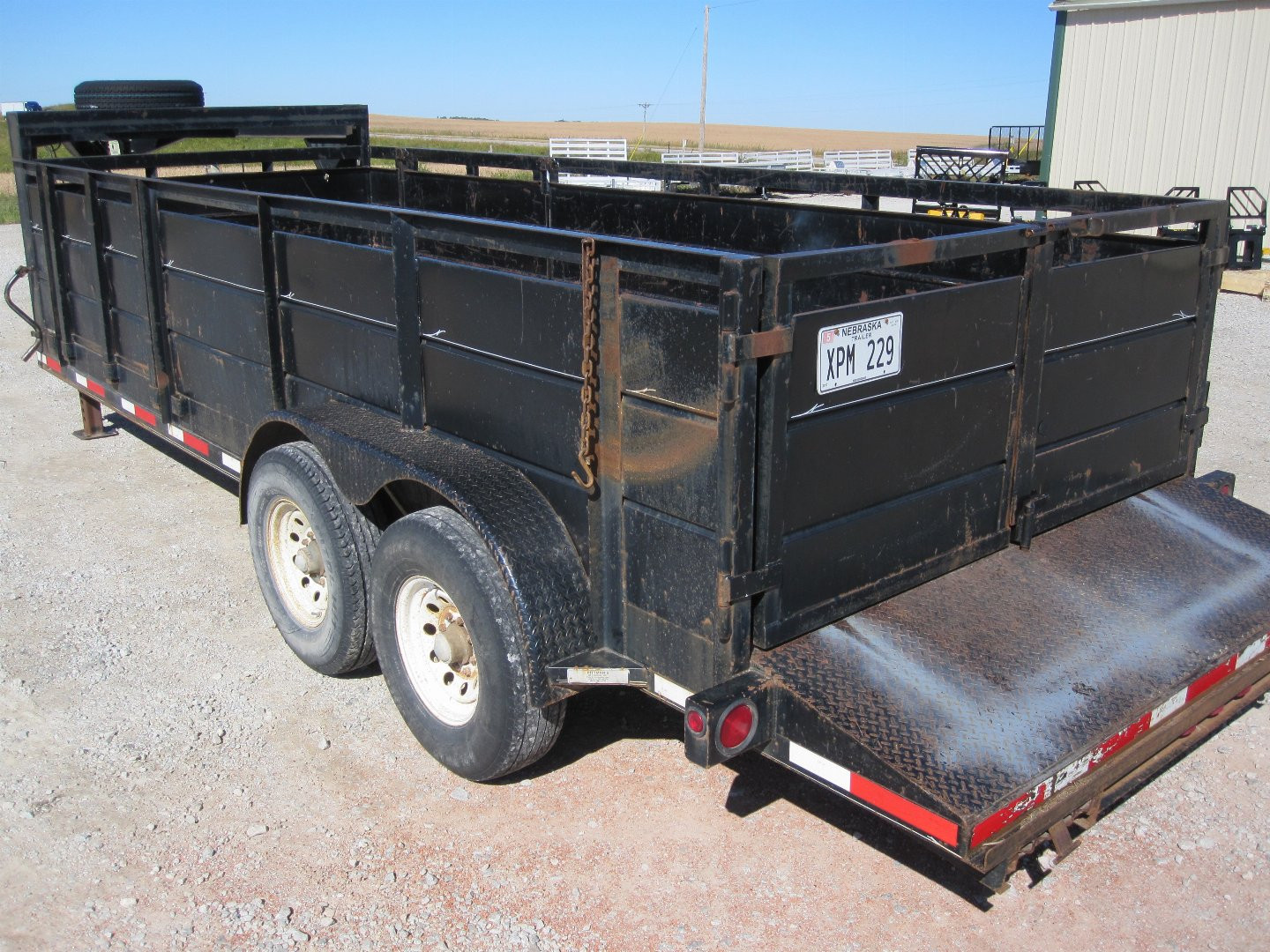 Used 2004 H&H Trailers 83x20 Gooseneck Equipment Trailer