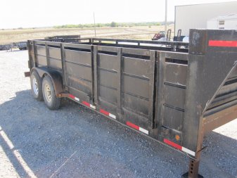 Used 2004 H&H Trailers 83x20 Gooseneck Equipment Trailer