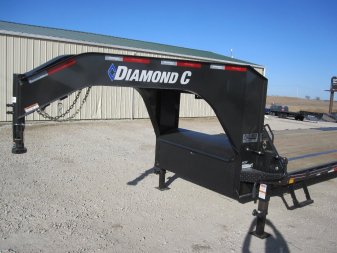New 2024 Diamond C Trailers FMAX-207 Gooseneck Flatbed Trailer
