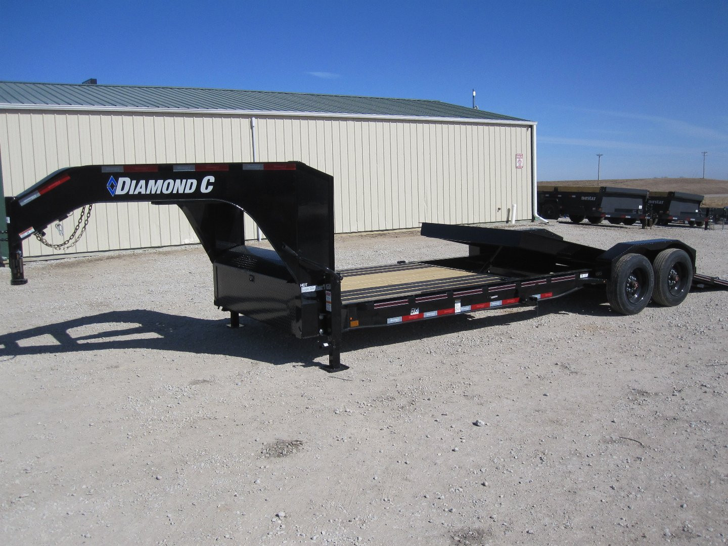 New 2024 Diamond C Trailers HDT-208 82x24 Gooseneck Tilt Trailer