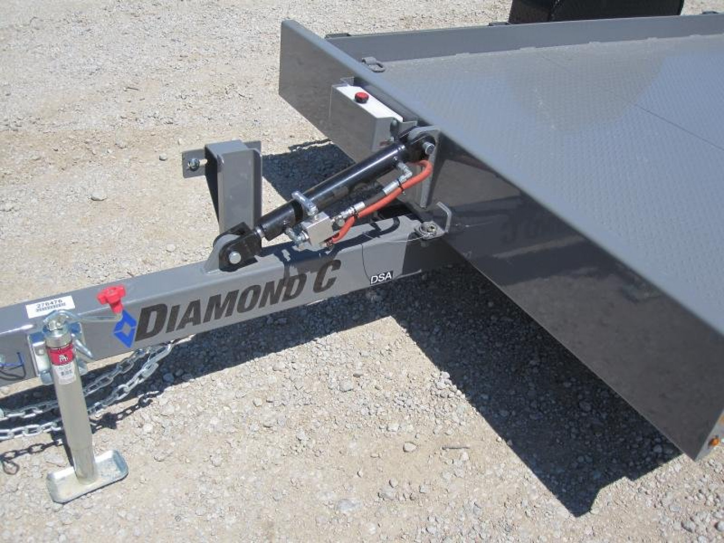 New 2023 Diamond C Trailers 77x12 DSA-107 Scissor Hauler Tilt Trailer