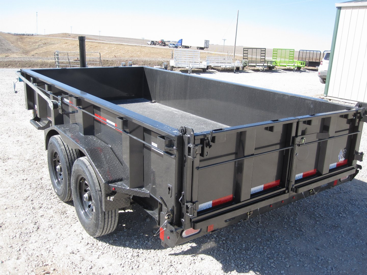 New 2024 DIAMOND C TRAILERS LPT-207 82x14 Lo-Pro Dump Trailer