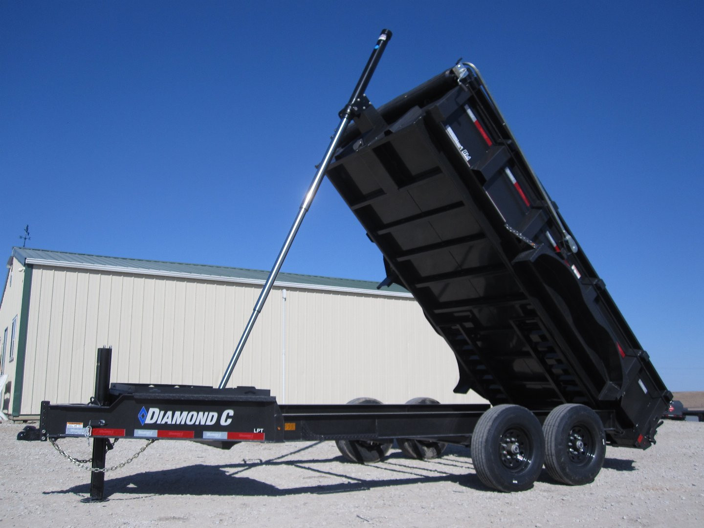 New 2024 DIAMOND C TRAILERS LPT-207 82x14 Lo-Pro Dump Trailer