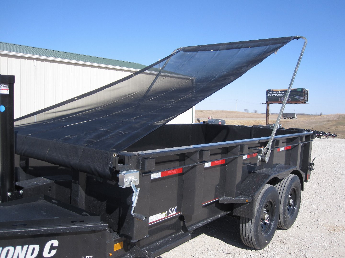 New 2024 DIAMOND C TRAILERS LPT-207 82x14 Lo-Pro Dump Trailer