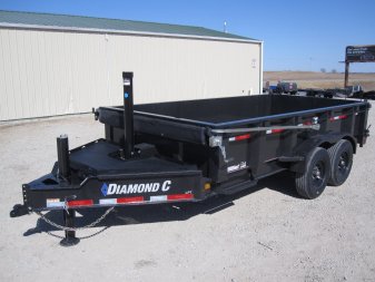 New 2024 DIAMOND C TRAILERS LPT-207 82x14 Lo-Pro Dump Trailer