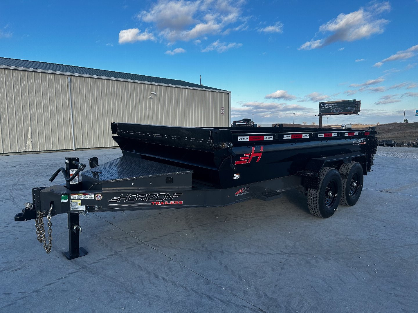 New 2025 Horizon Trailers 83x14 HZ7 HD Premium Dump Trailer