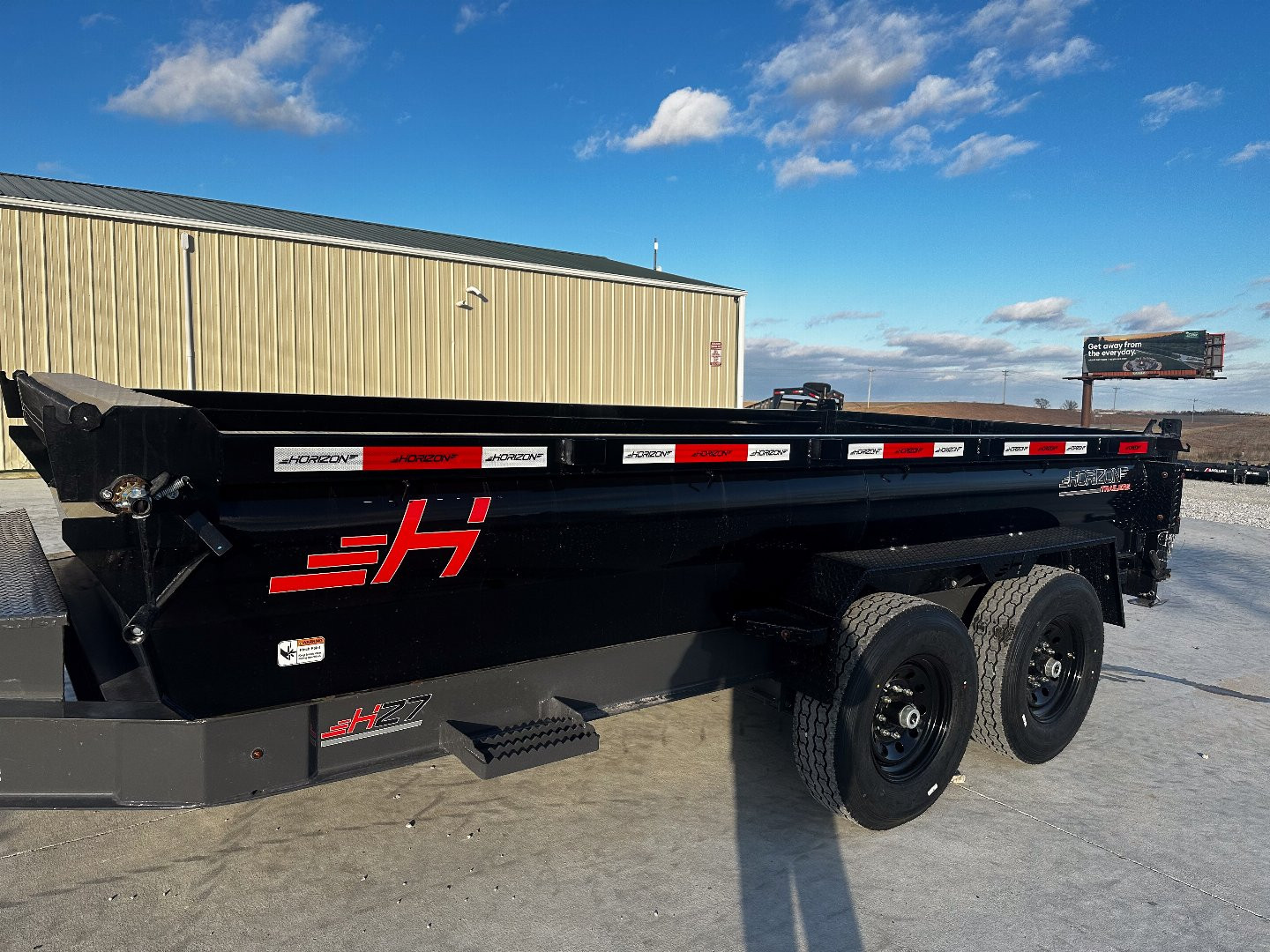 New 2025 Horizon Trailers 83x14 HZ7 HD Premium Dump Trailer