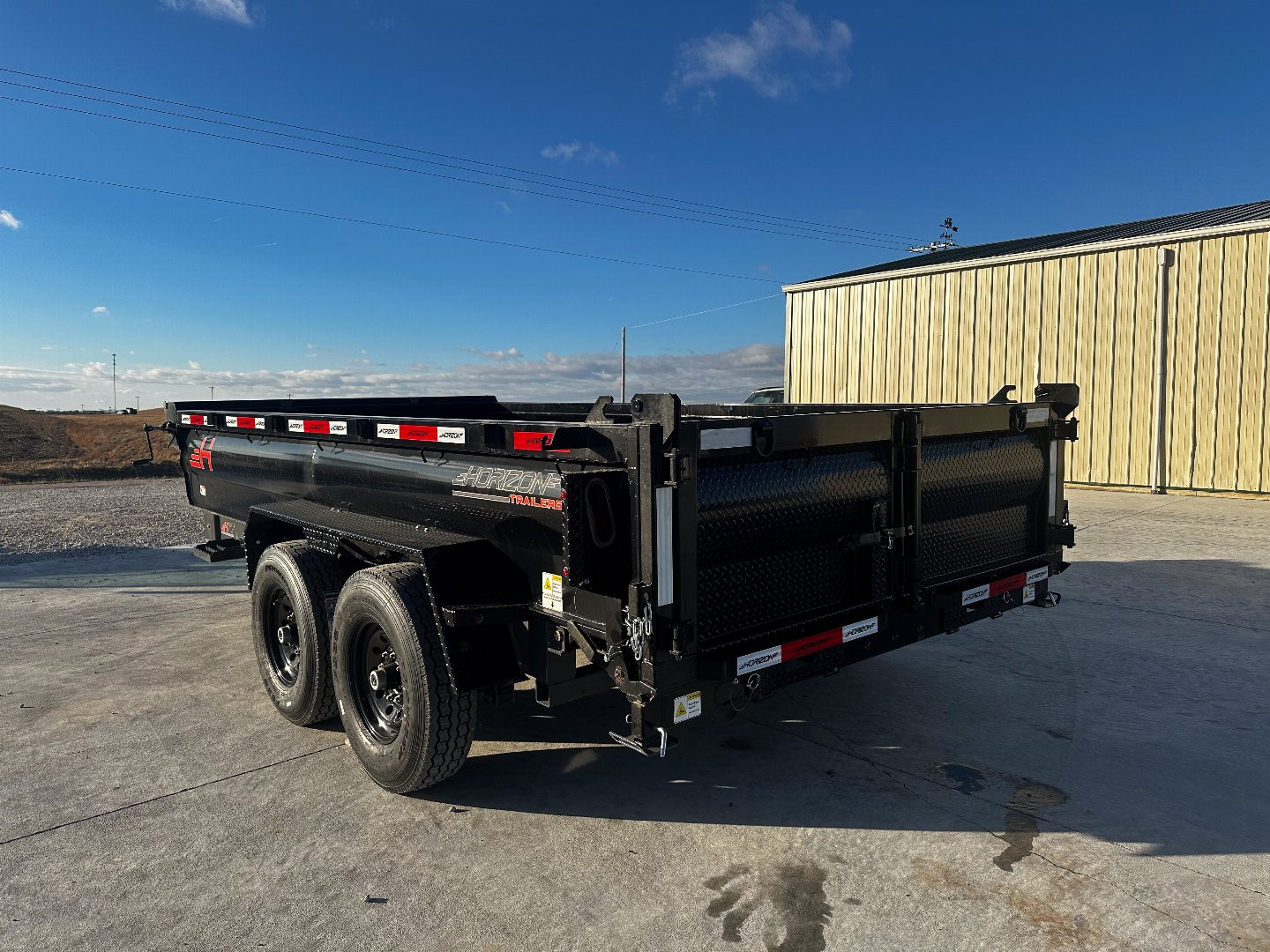 New 2025 Horizon Trailers 83x14 HZ7 HD Premium Dump Trailer