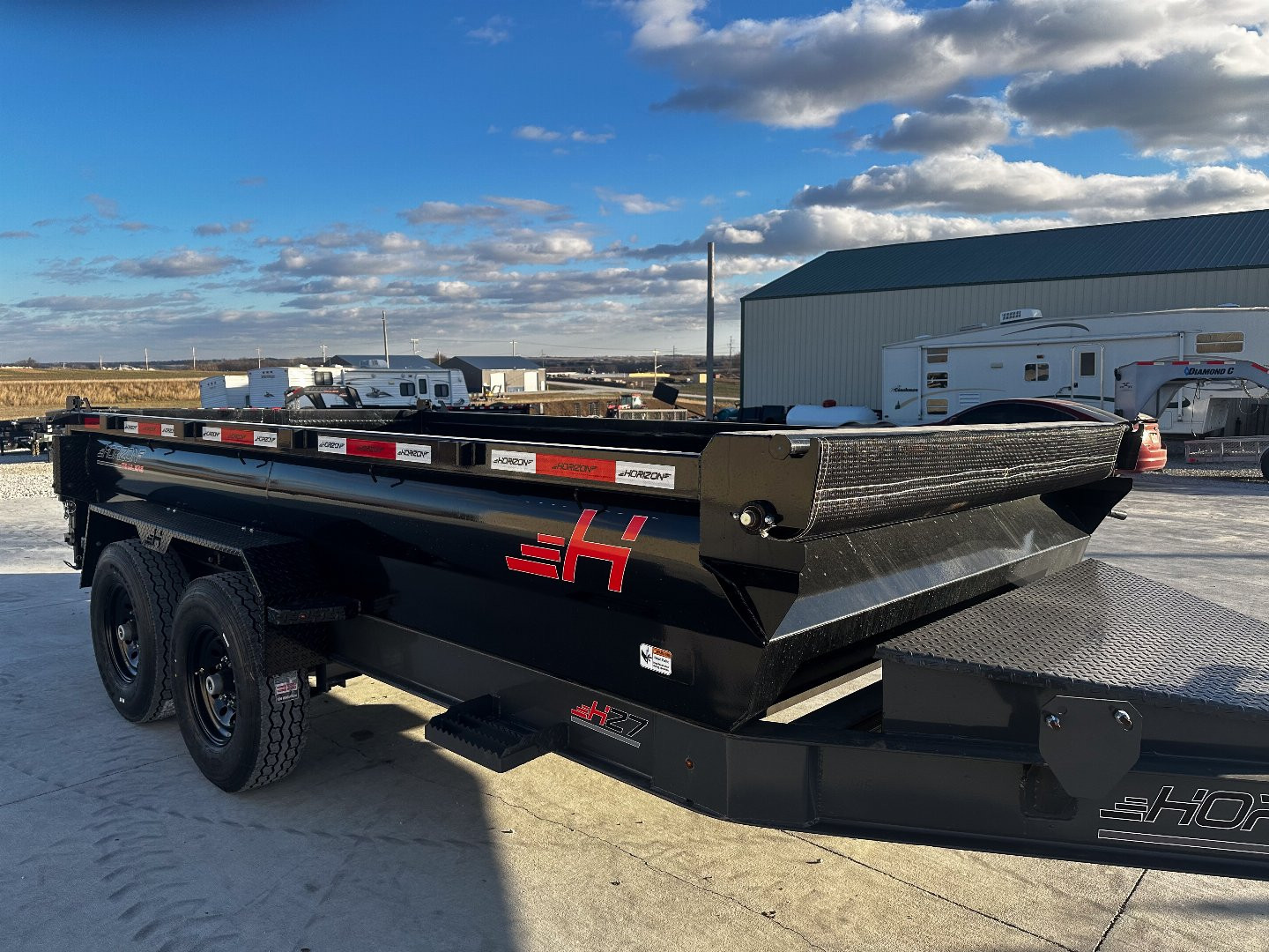 New 2025 Horizon Trailers 83x14 HZ7 HD Premium Dump Trailer