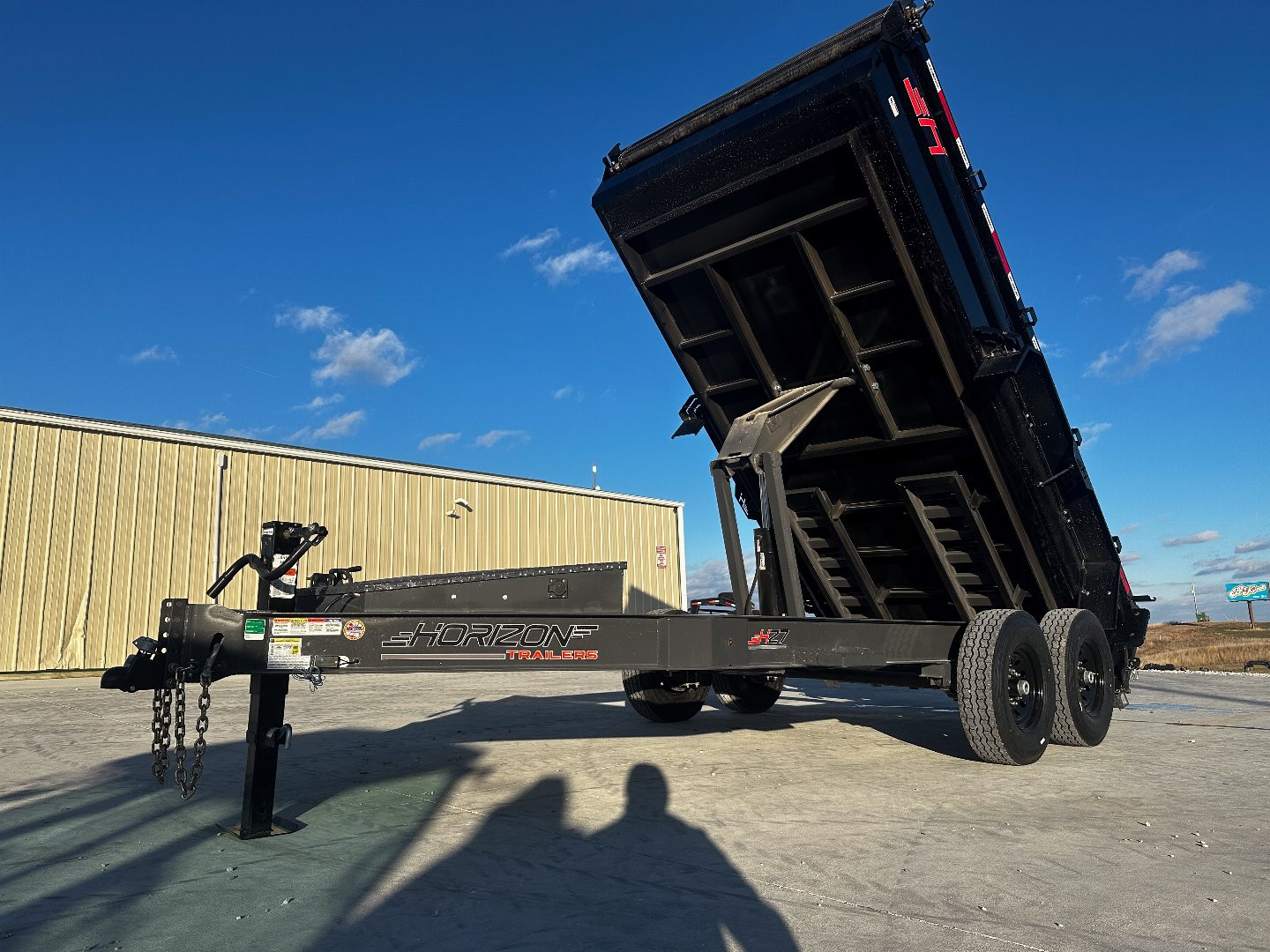 New 2025 Horizon Trailers 83x14 HZ7 HD Premium Dump Trailer