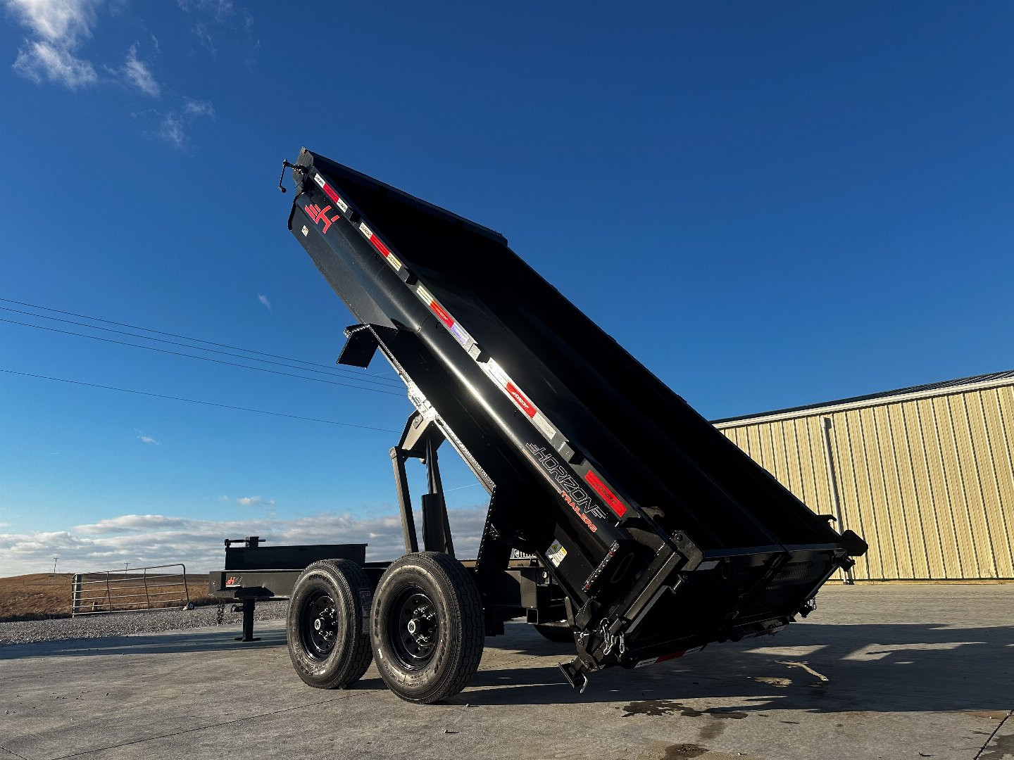 New 2025 Horizon Trailers 83x14 HZ7 HD Premium Dump Trailer