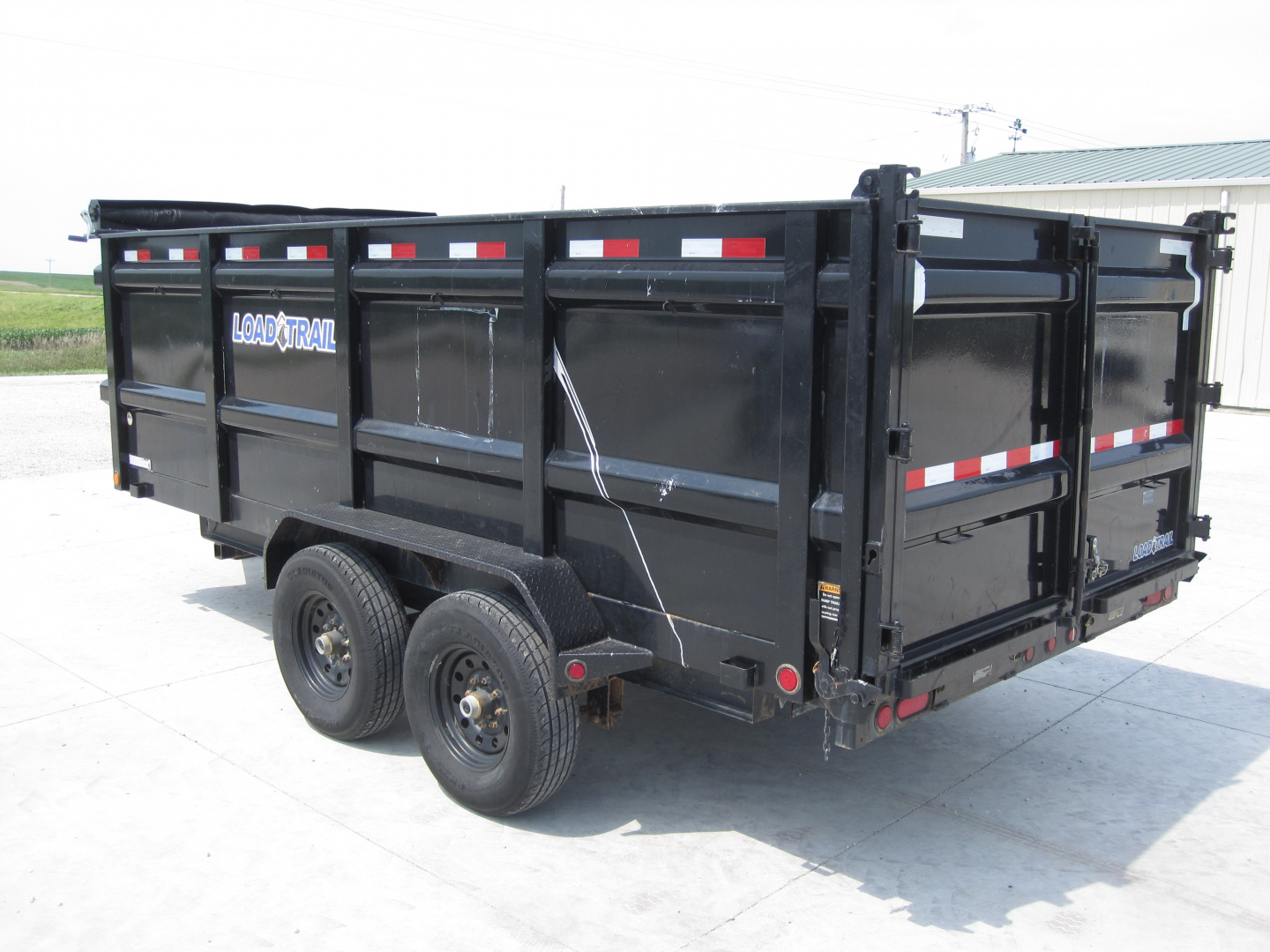 Used 2019 Load Trail 83x14 High Side Dump Trailer
