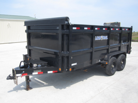 Used 2019 Load Trail 83x14 High Side Dump Trailer