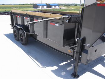 New 2024 DIAMOND C TRAILERS 82x16 LPT-210 Lo-Pro Gooseneck Dump Trailer