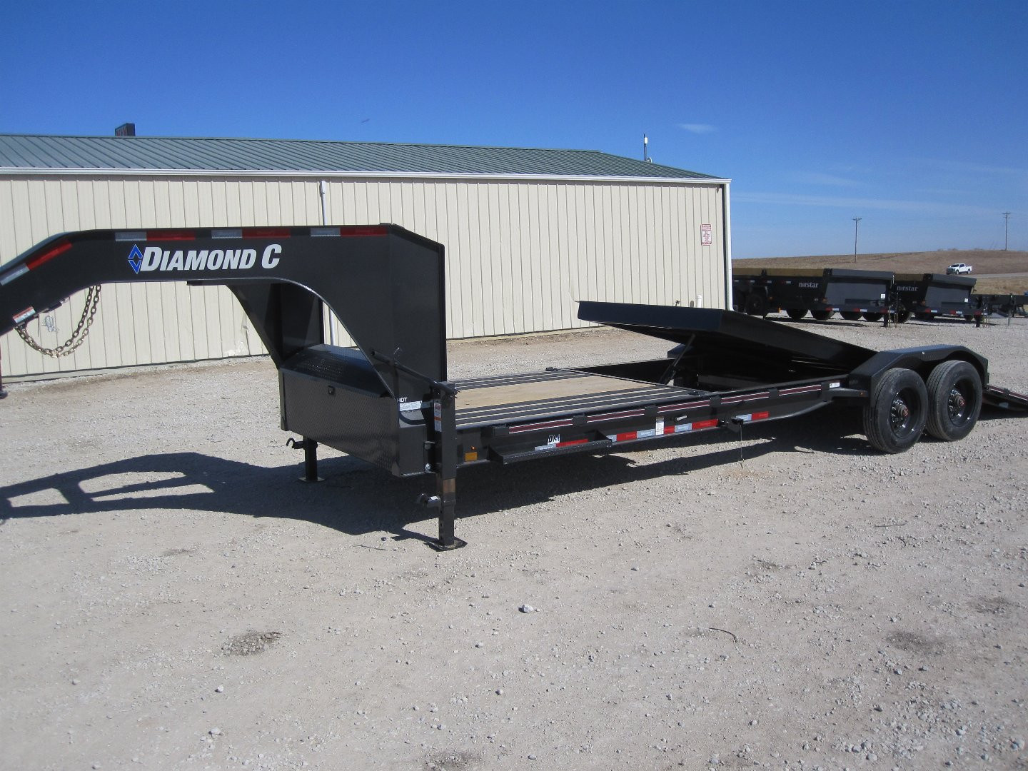 New 2024 DIAMOND C TRAILERS HDT-210 82x26 Gooseneck Tilt Trailer