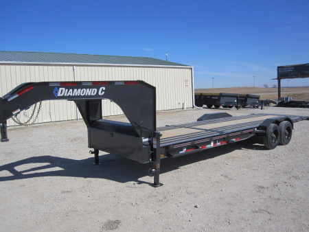 New 2024 DIAMOND C TRAILERS HDT-210 82x26 Gooseneck Tilt Trailer