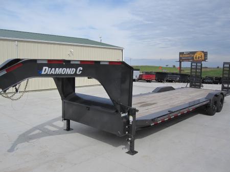 Used 2024 Diamond C Trailers 102x28 LPX-208 Gooseneck Equipment Trailer