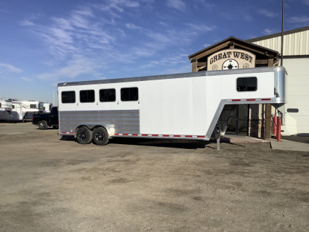 New 2024 Featherlite Trailers 9600 4H Stock / Stock Combo Trailer