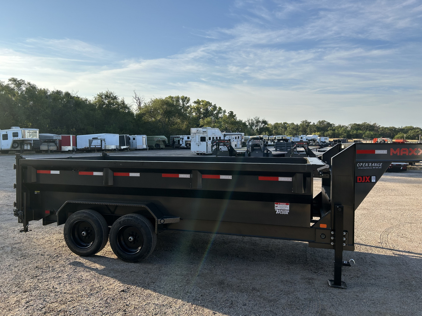 New 2026 MAXX-D DJX 83x16 Dump Trailer