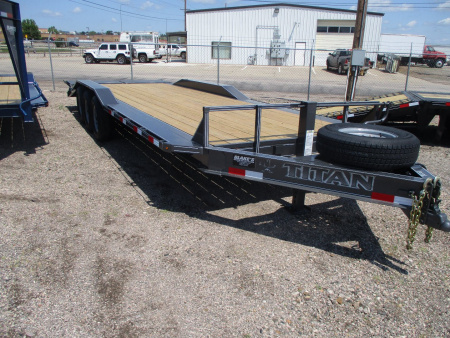 New 2025 Titan Trailer Lo Glide Flatbed Trailer 8'6 X 25