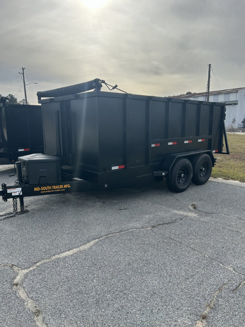 New 2024 Covered Wagon Trailers 7x14x6 Dump Trailer Dump Trailer