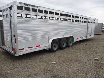 Used 2023 EBY Trailers RUFFNECK Stock / Stock Combo Trailer 8 X 32