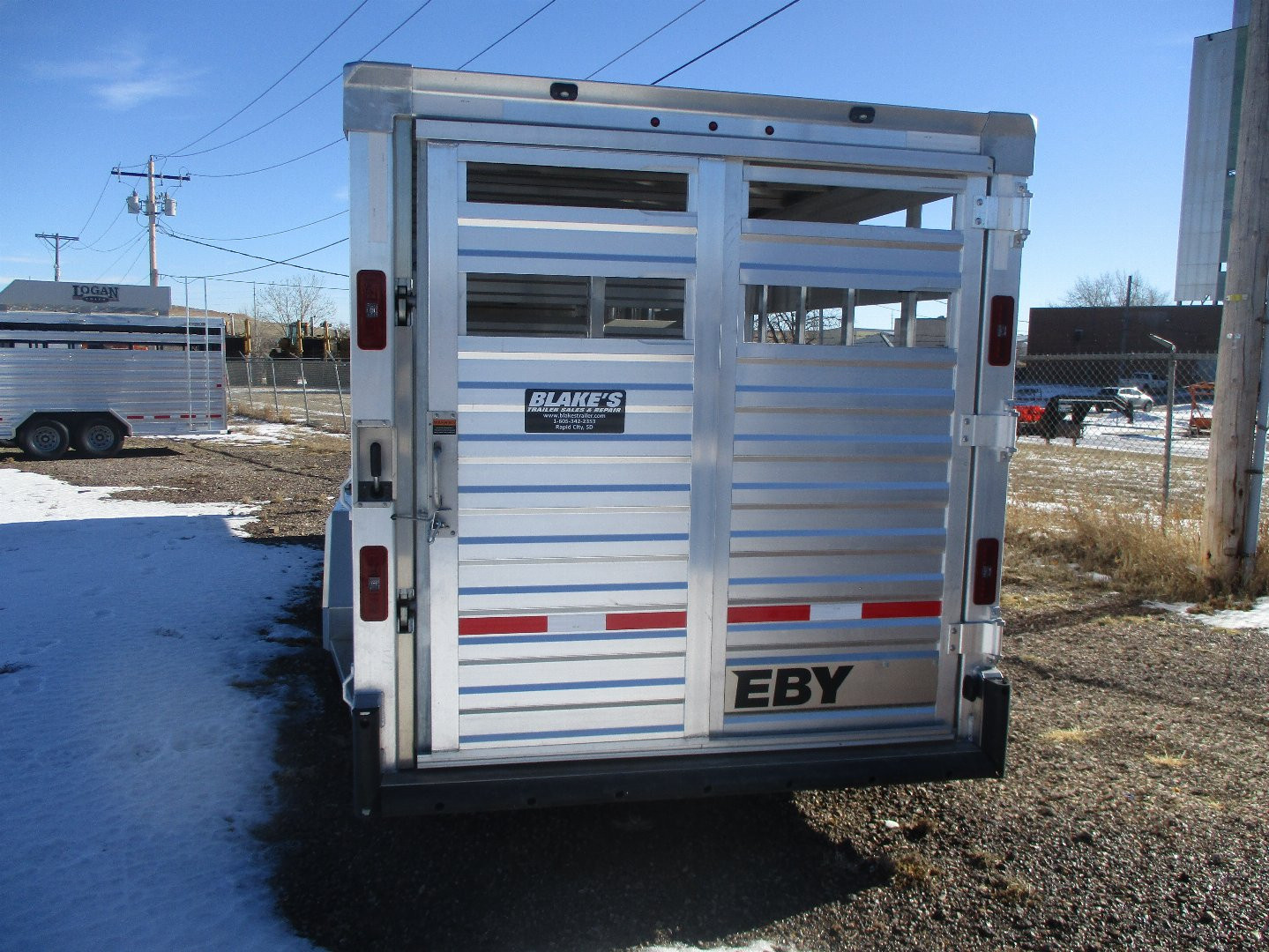 New 2025 EBY Trailers Maverick Stock / Stock Combo Trailer 7 X 24