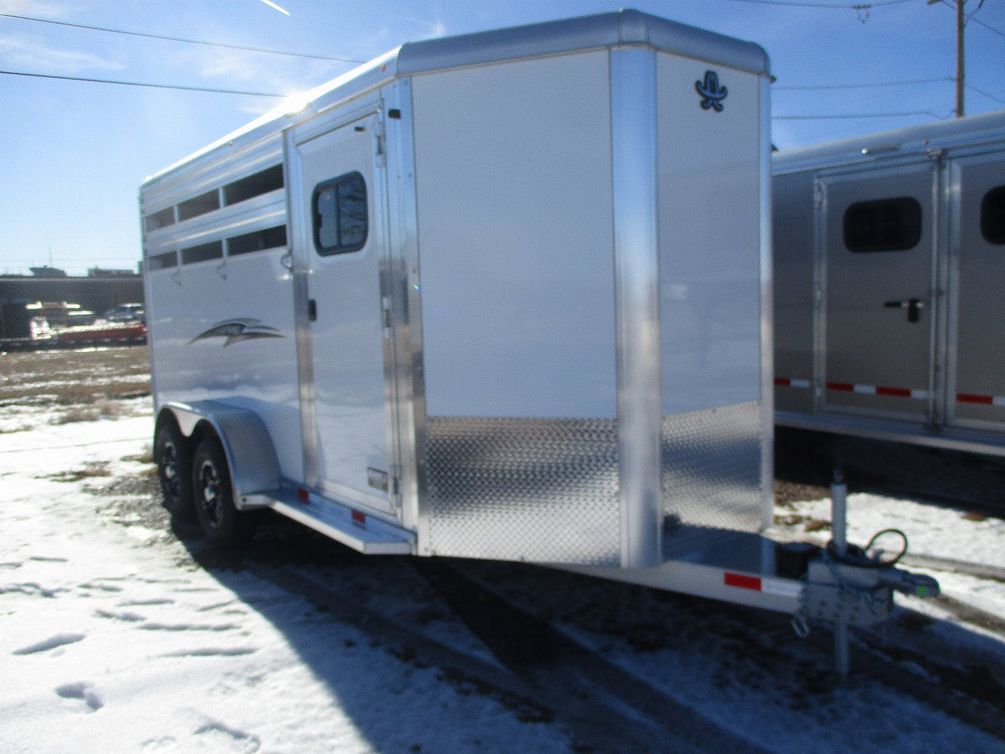 New 2025 Titan Trailer Lightning Horse Trailer 3 Horse