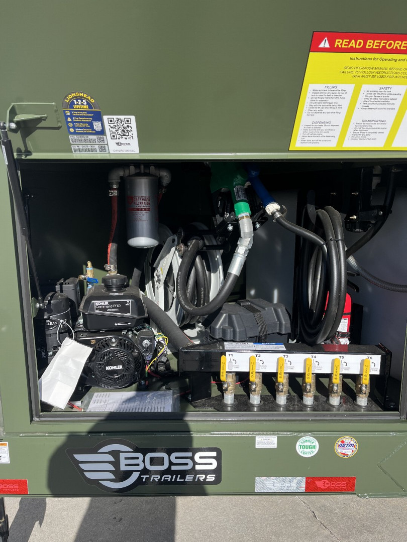 New 2025 Boss Trailers 660 (6-110gal.) Multi Tank Fuel Trailer