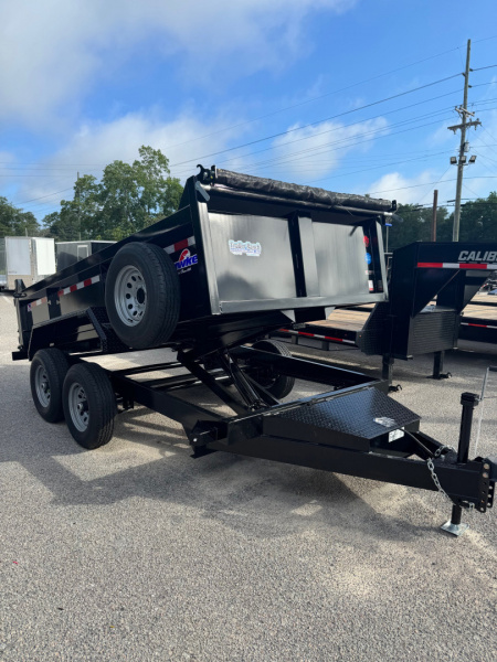 New 6x12 2ft sides Dump Trailer