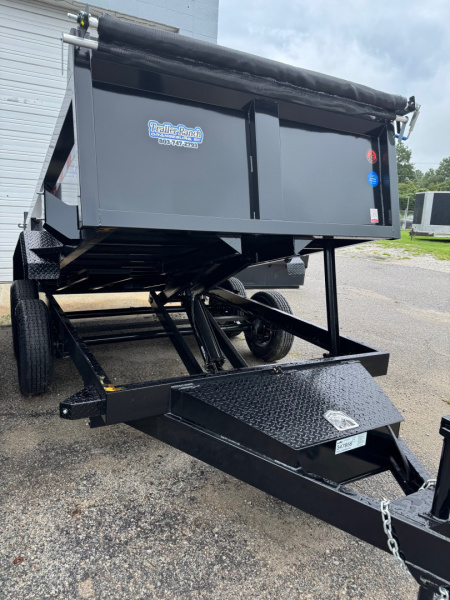 New 6x12 2ft sides Dump Trailer