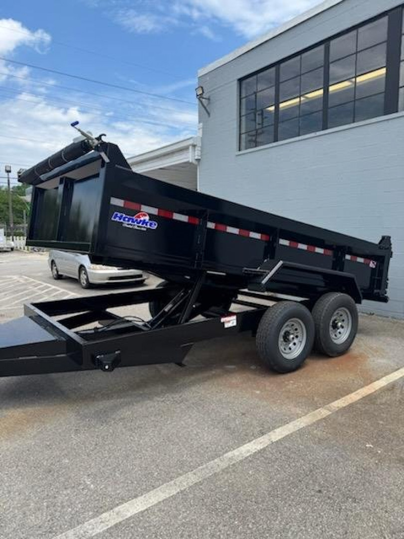 New 7x14 2ft sides Dump Trailer