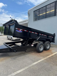 New 7x14 2ft sides Dump Trailer
