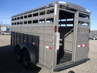 New 2025 Titan Trailer Stock Stock / Stock Combo Trailer 6 '8 X 24