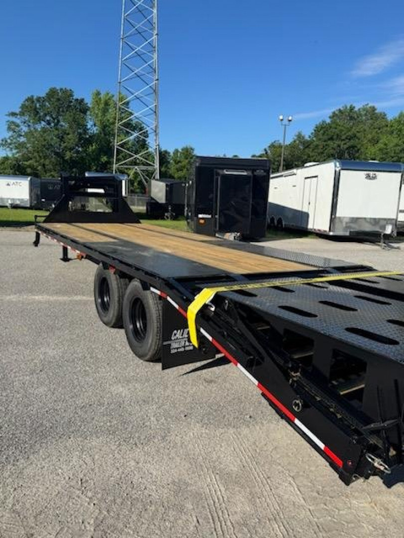 New 2025 Caliber Trailer Mfg 8.5x25 GN Equipment Trailer