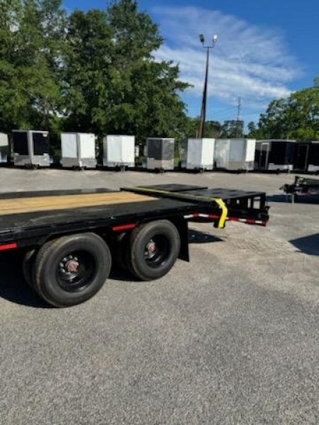 New 2025 Caliber Trailer Mfg 8.5x25 GN Equipment Trailer