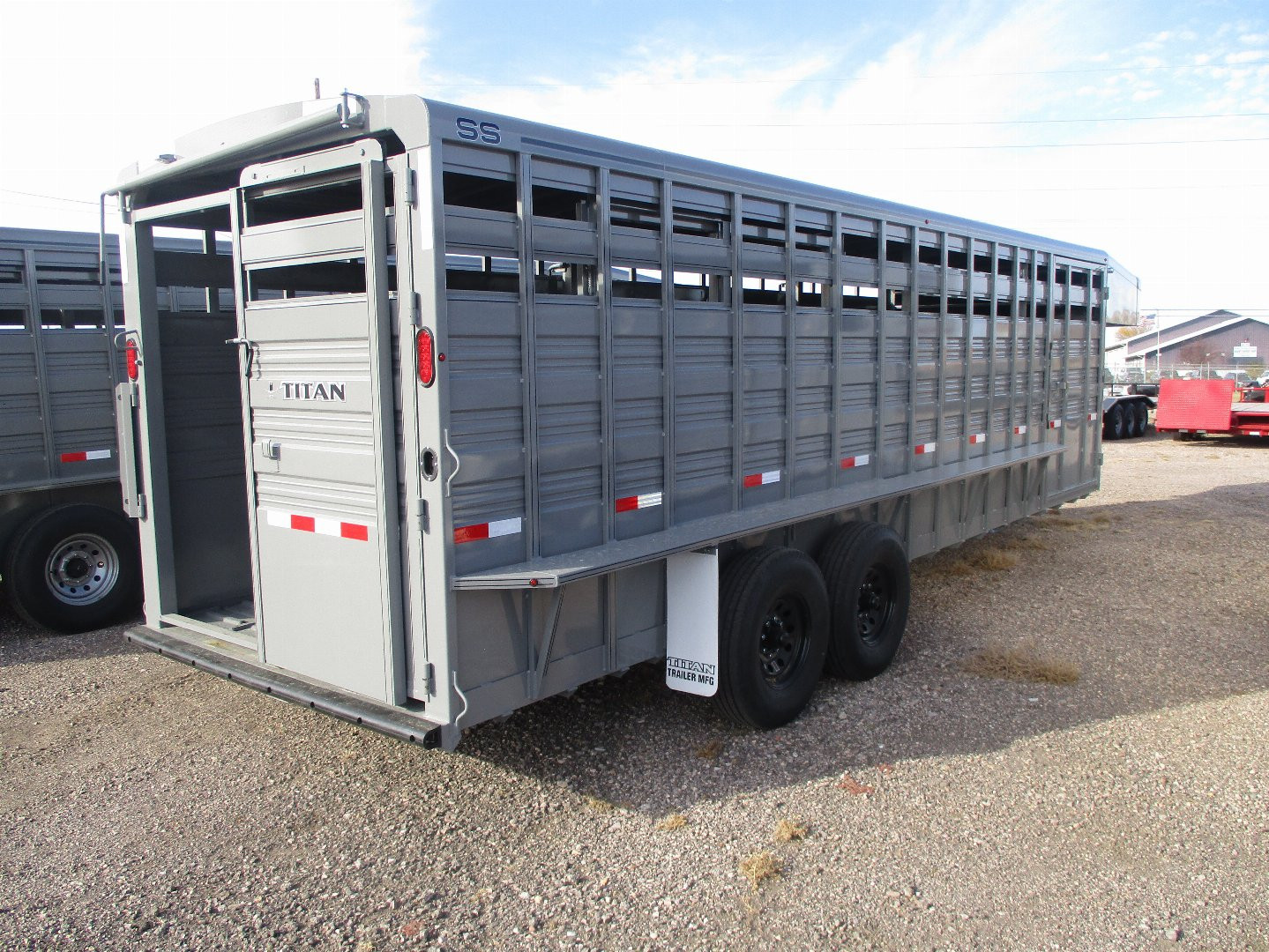New 2025 Titan Trailer STOCK Stock / Stock Combo Trailer 6'8 X 24