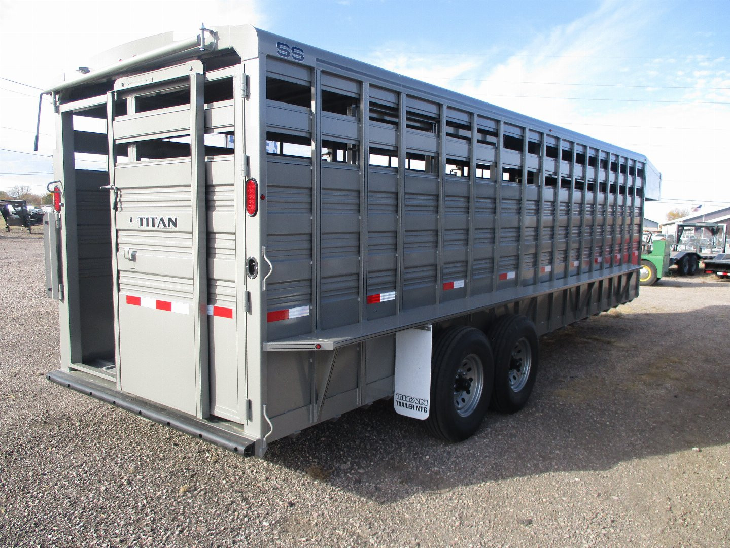New 2025 Titan Trailer STOCK Stock / Stock Combo Trailer 6'8 X 24