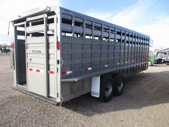 New 2025 Titan Trailer STOCK Stock / Stock Combo Trailer 6'8 X 24