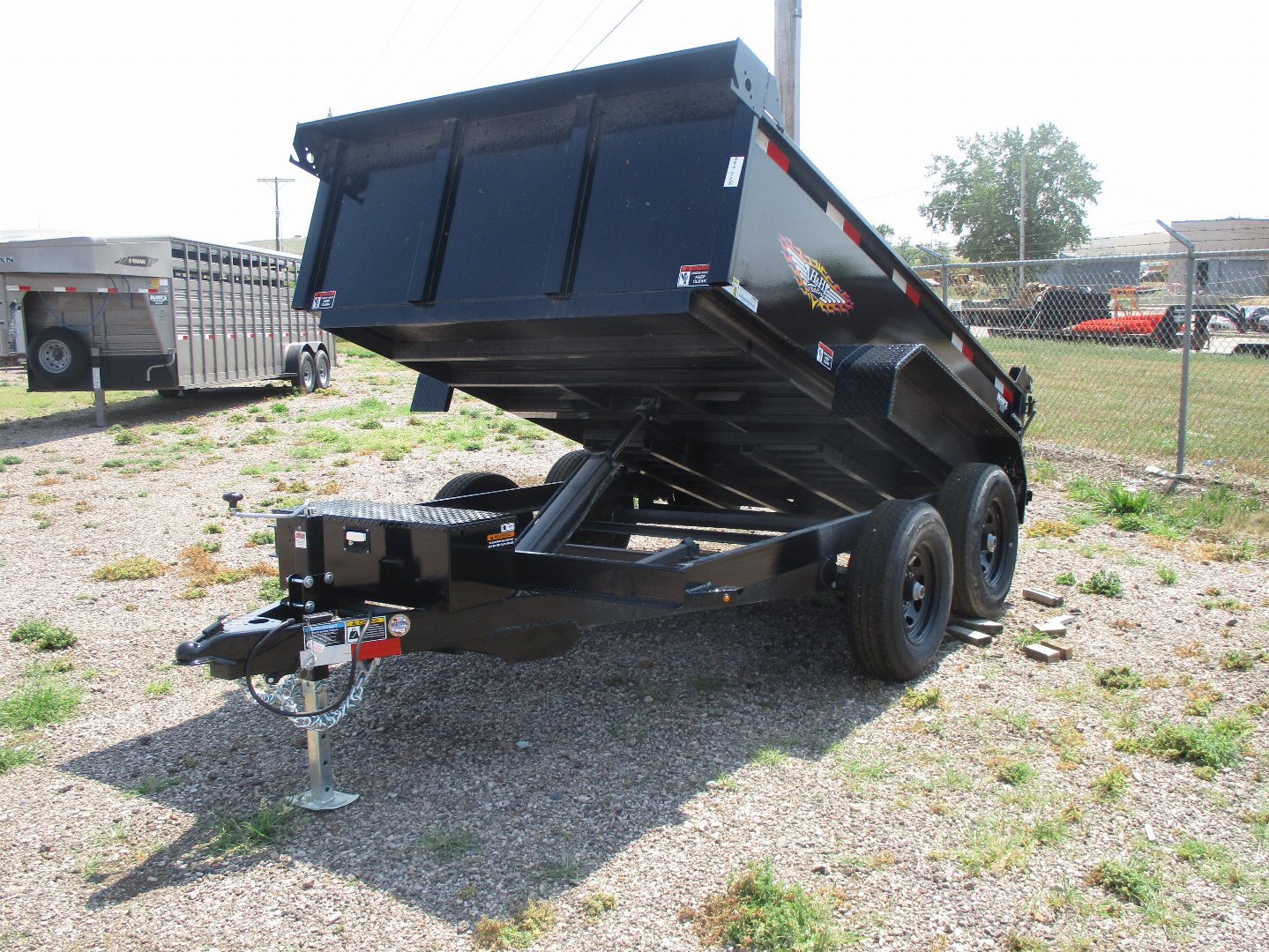 New 2024 H&H Trailers DUMP Flatbed Trailer 76 X 10