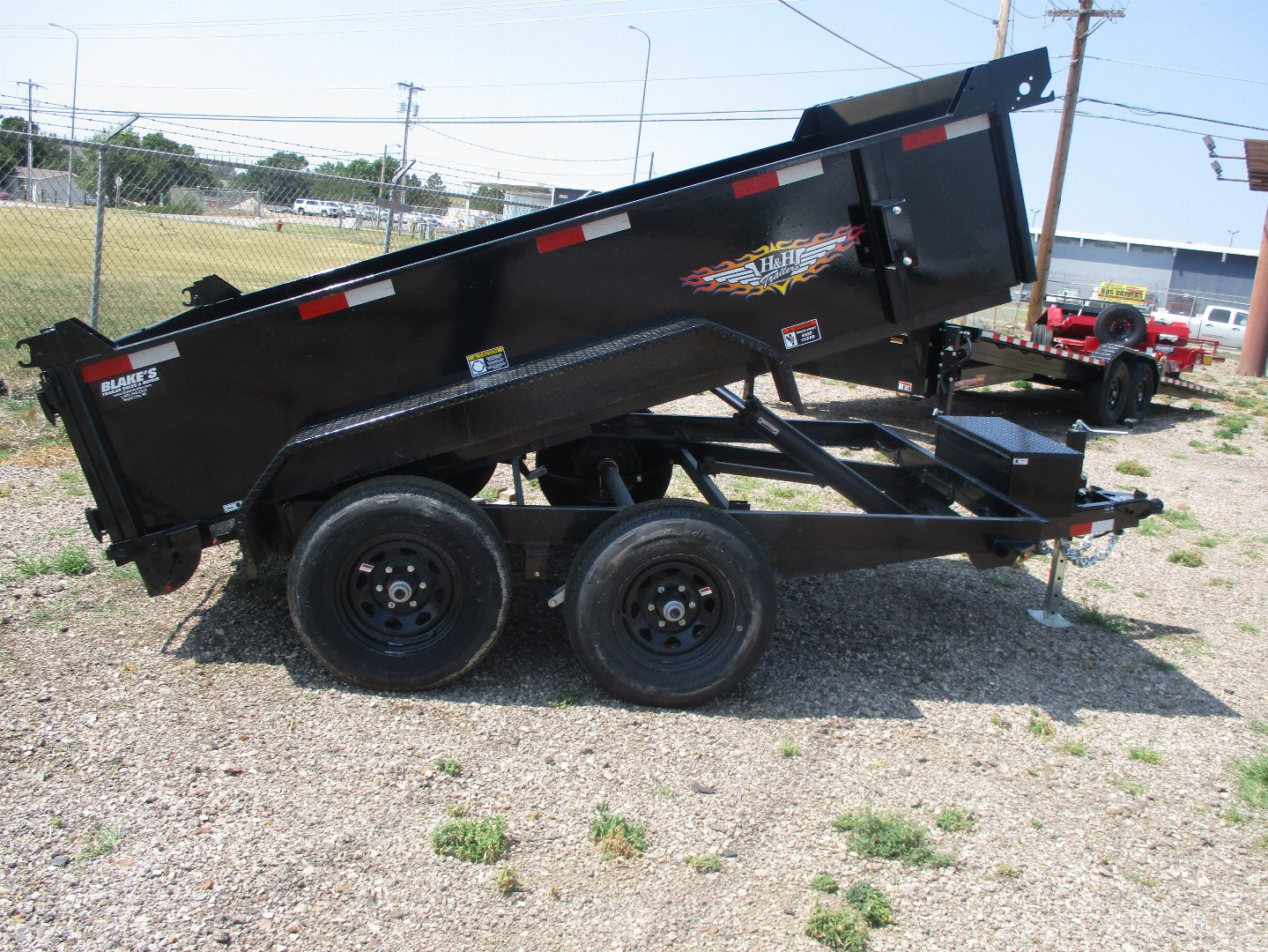 New 2024 H&H Trailers DUMP Flatbed Trailer 76 X 10