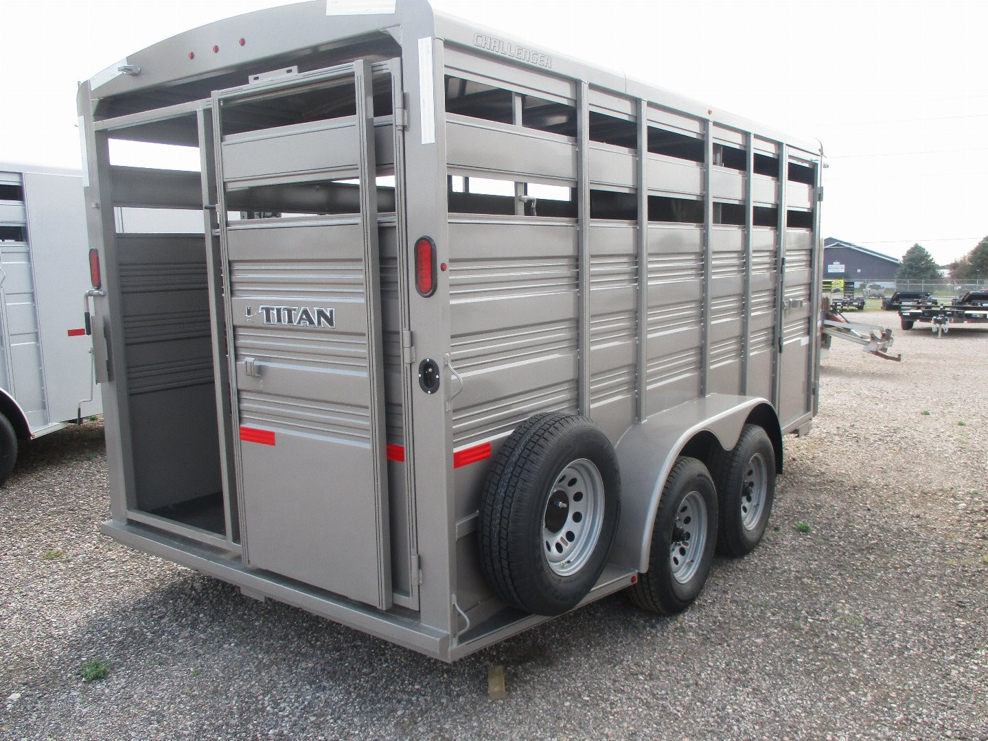 New 2025 Titan Trailer CHALLENGER Stock / Stock Combo Trailer 6'8 X 16
