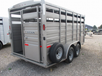 New 2025 Titan Trailer CHALLENGER Stock / Stock Combo Trailer 6'8 X 16
