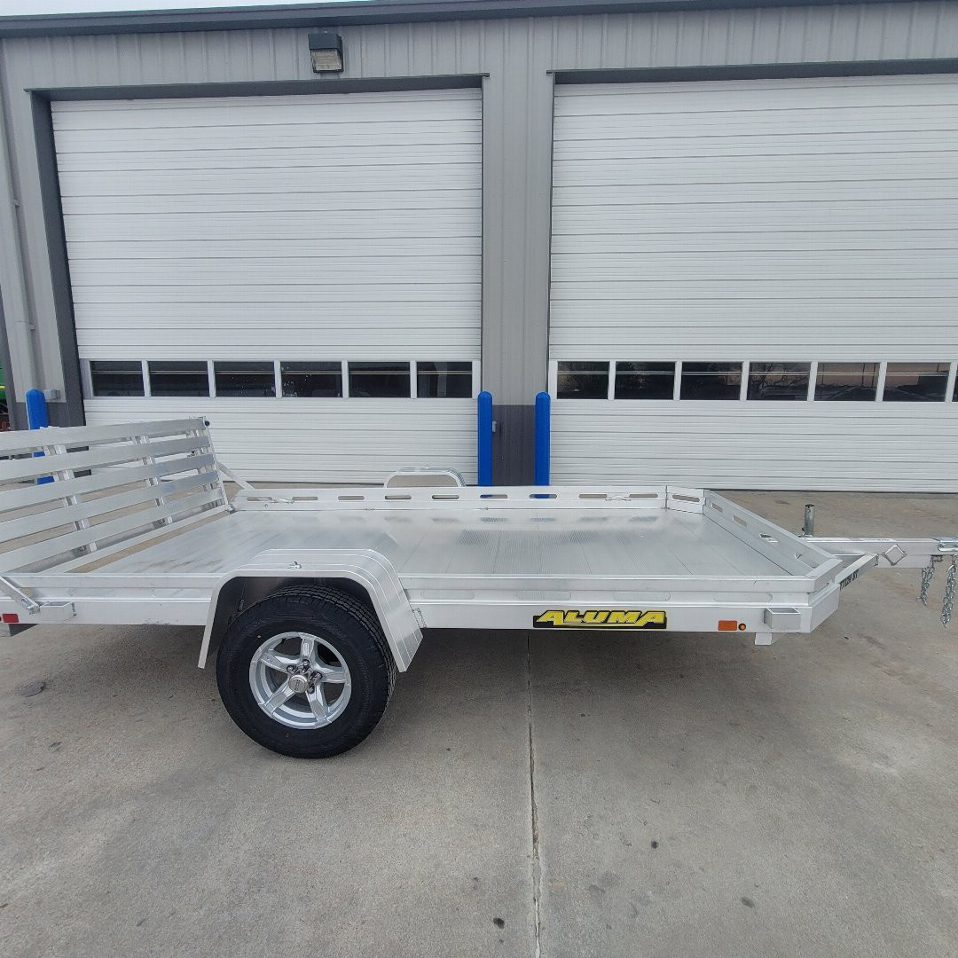 New 2024 Aluma 7712H-S-BT Utility Trailer